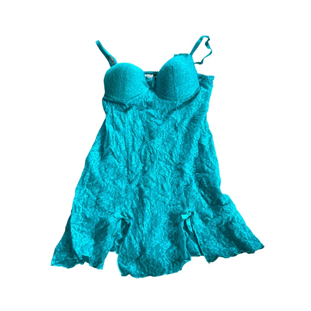 Sexy Little Things Turquoise Lace Lingerie